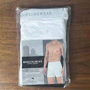 Munsingwear underwear Boxer Briefs White Size Medium/32-34/Kangaroo Pouch 2pack